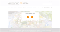 Desktop Screenshot of gastronosfera.com